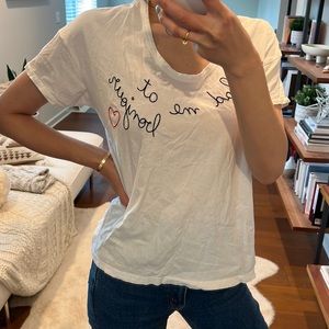 Sundry You Had Me At Bonjour Short Sleeve Tee